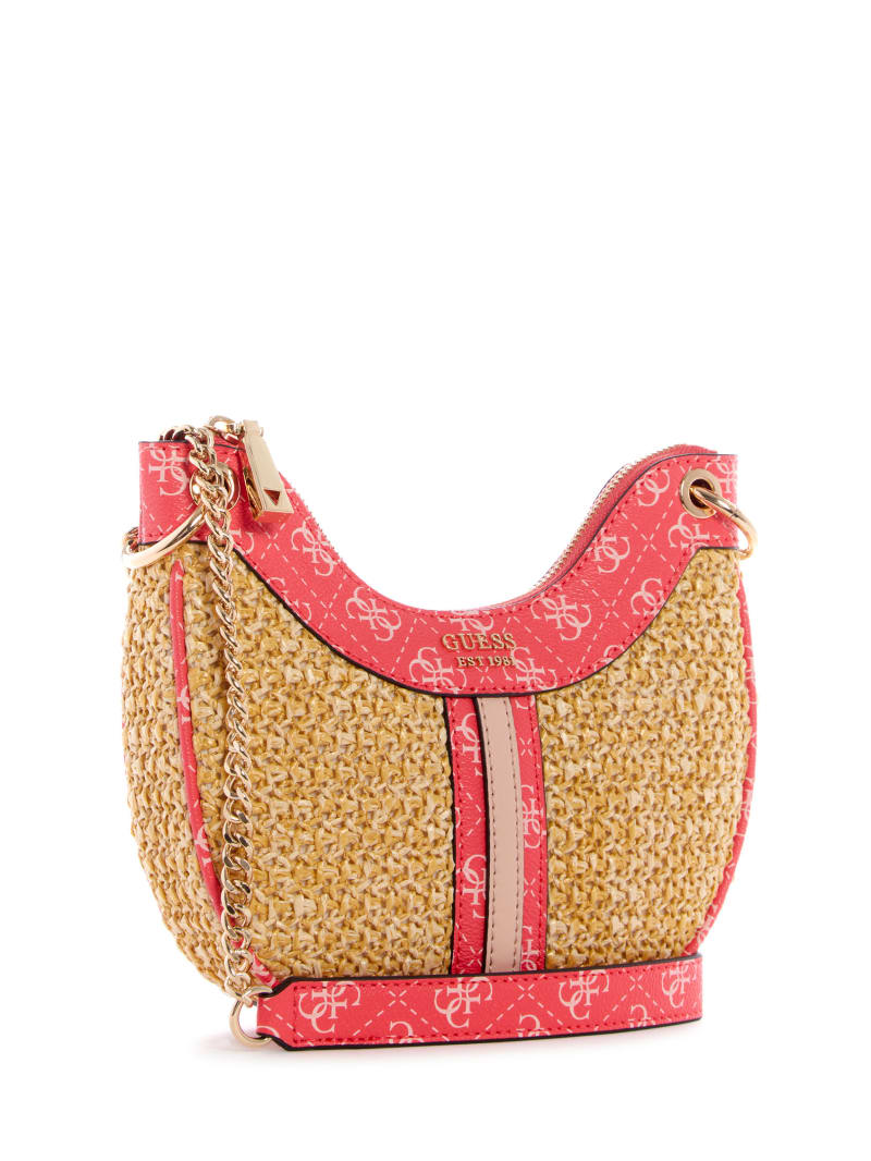 Wash Women's Guess Kasinta Raffia Mini Bag | 8621375-SK