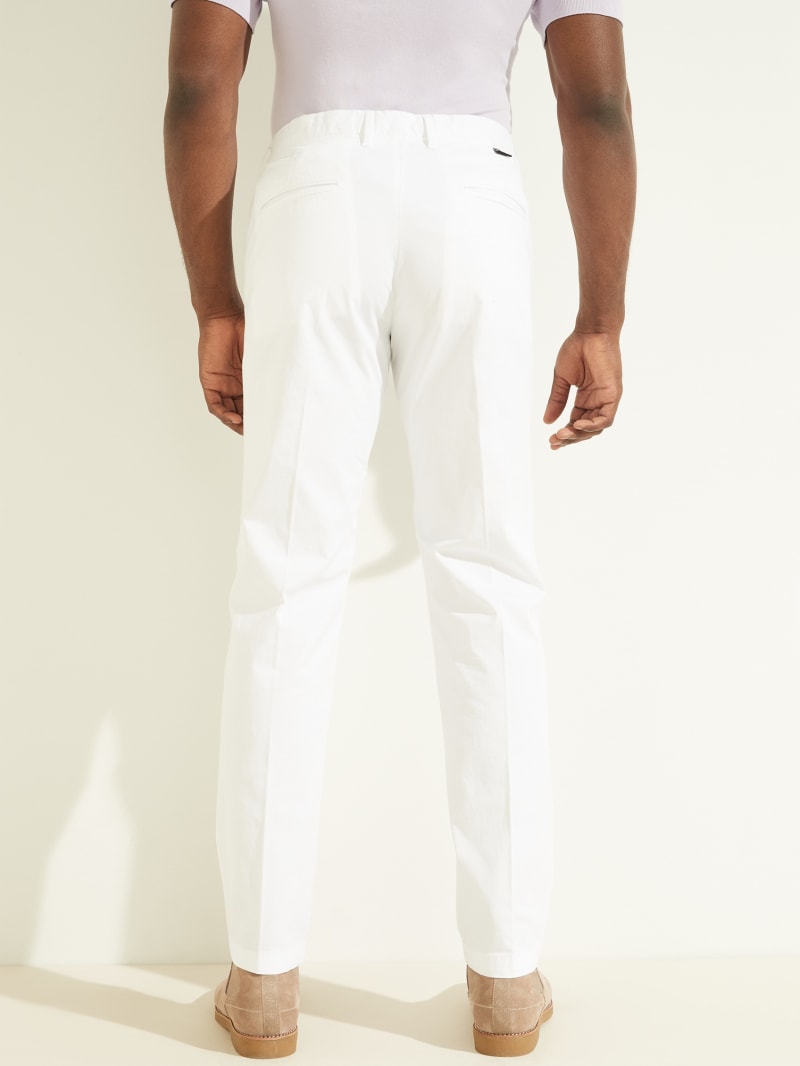 White Men's Guess Eco New Original Chino Pants | 3095871-WP