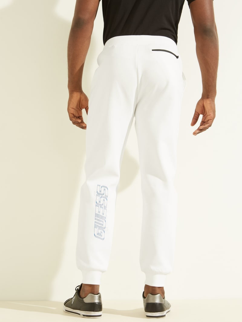 White Men's Guess Eco Zacherys Pants | 3874260-KM