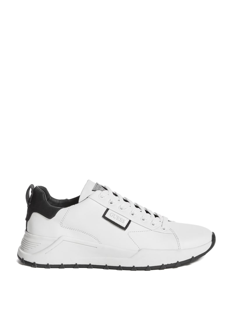 White Men's Guess Luca Sneakers | 8539471-IZ