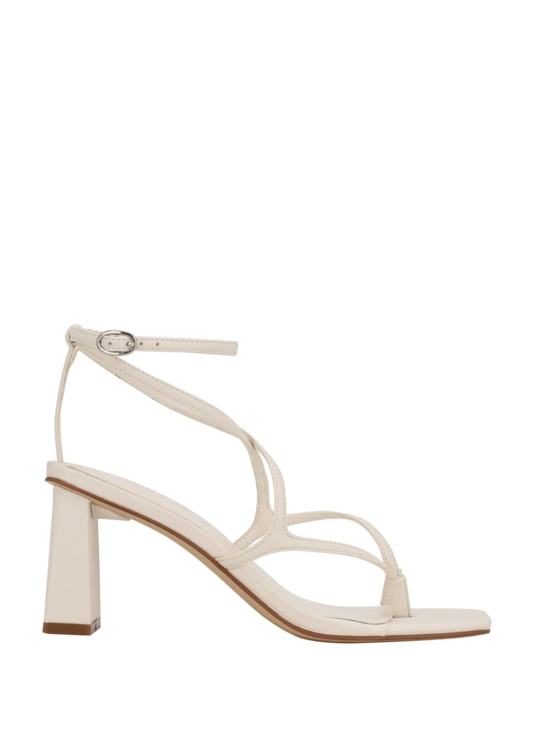 White Women's Guess Arisae Block Heels | 8973256-RM