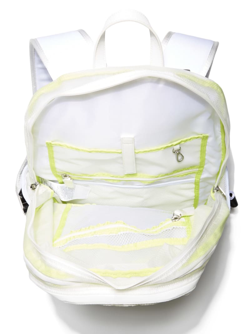 White Women's Guess Certoses Mutlifunctional Backpacks | 9268431-XL