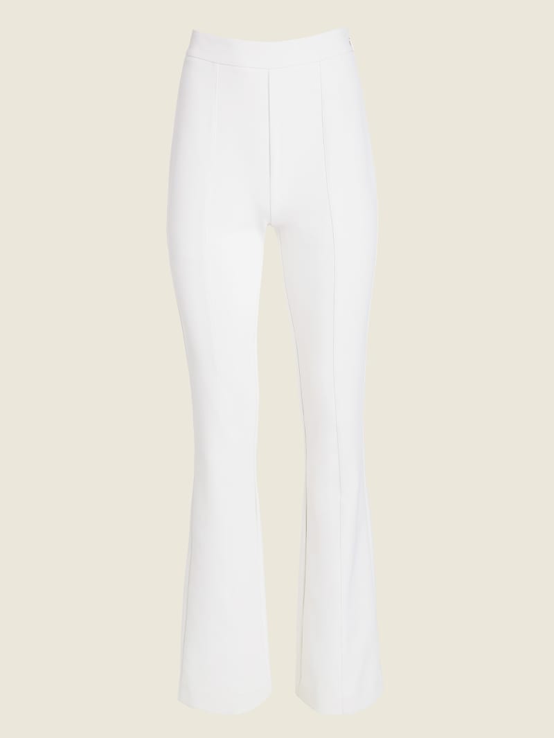 White Women's Guess Chloe Pants | 6593208-ZT