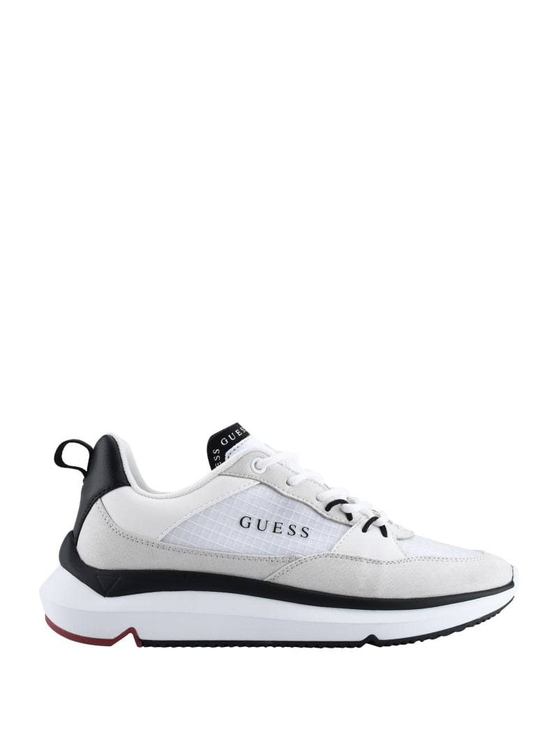 White Women's Guess Degrom Logo Sneakers | 0465279-HP