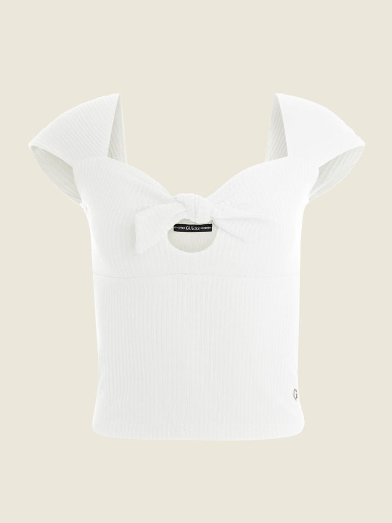 White Women's Guess Eco Valeriana Tops | 7132859-ML