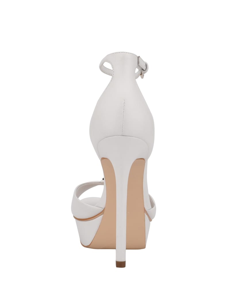 White Women's Guess Ellsyn Platform Stiletto Heels | 5961782-SV