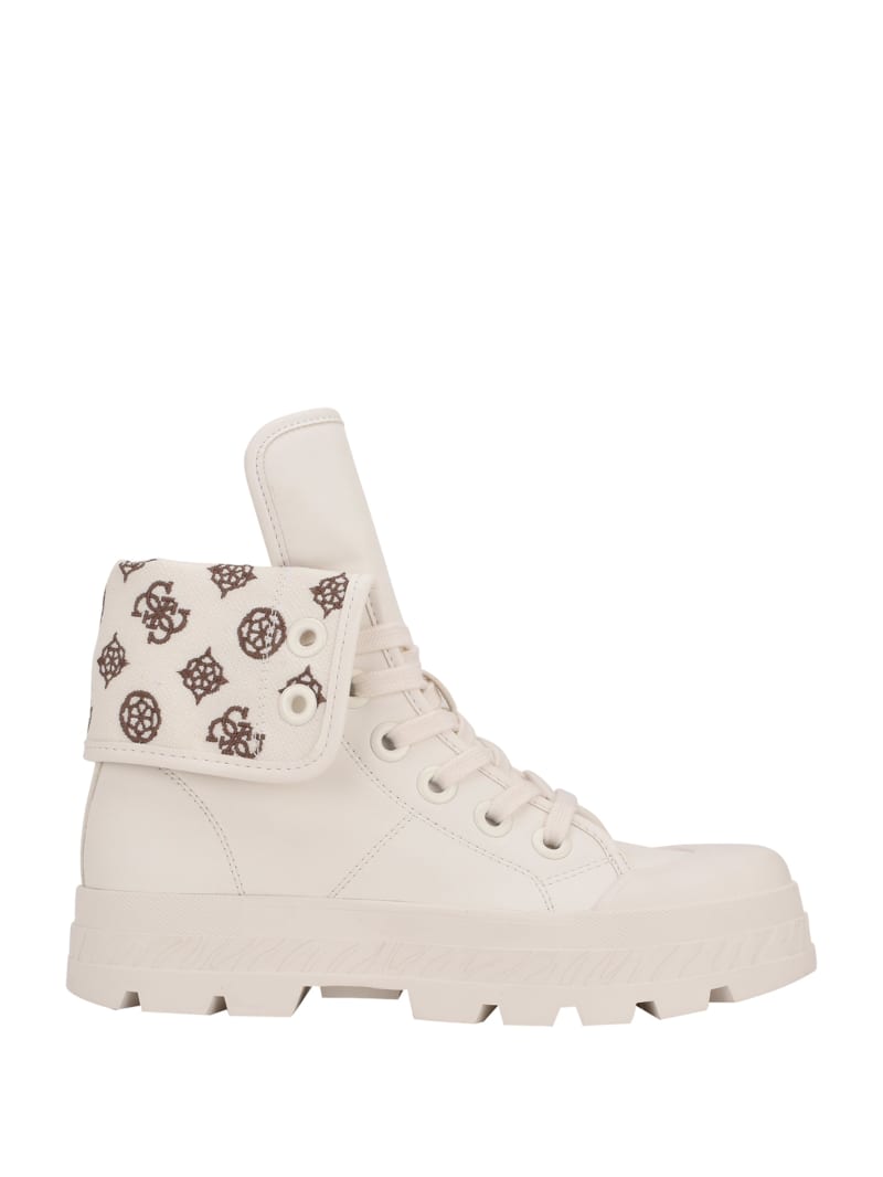 White Women's Guess Horlo Chunky High-Top Sneakers | 8146957-QK