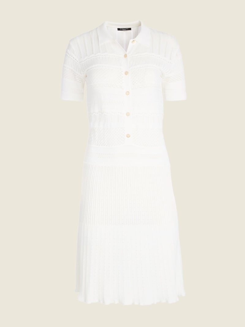 White Women's Guess Janelle Dress | 1643208-ON