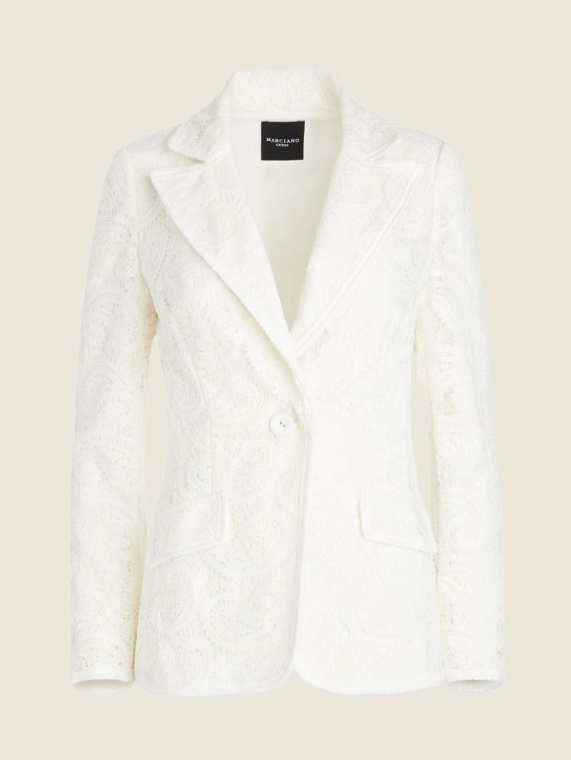 White Women's Guess Janelle Jackets | 7396501-VH