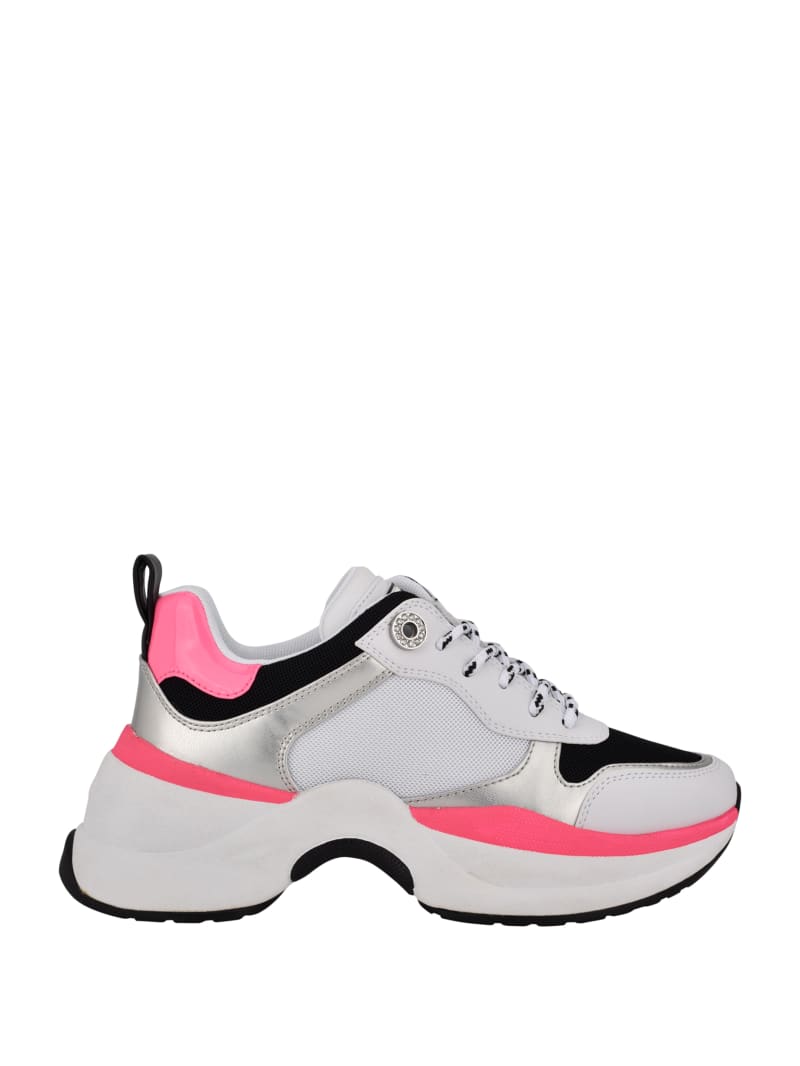 White Women's Guess Juless Chunky Sneakers | 7035829-YC