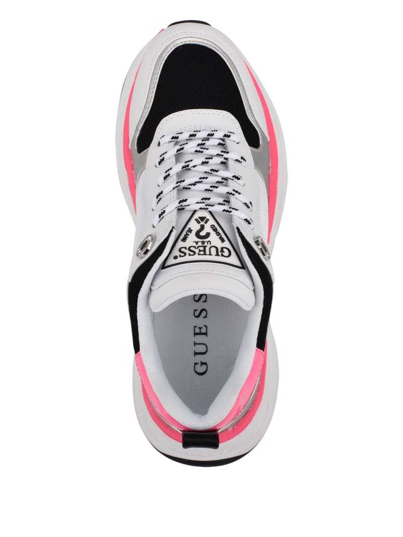 White Women's Guess Juless Chunky Sneakers | 7035829-YC