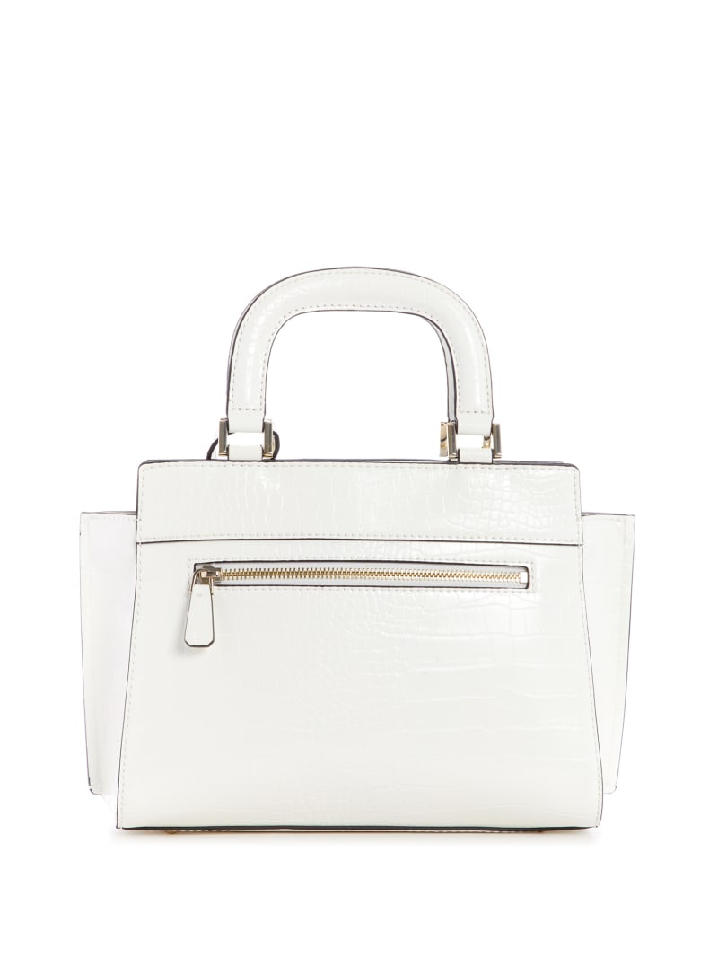 White Women's Guess Katey Girlfriend Satchel Bags | 9807516-PA