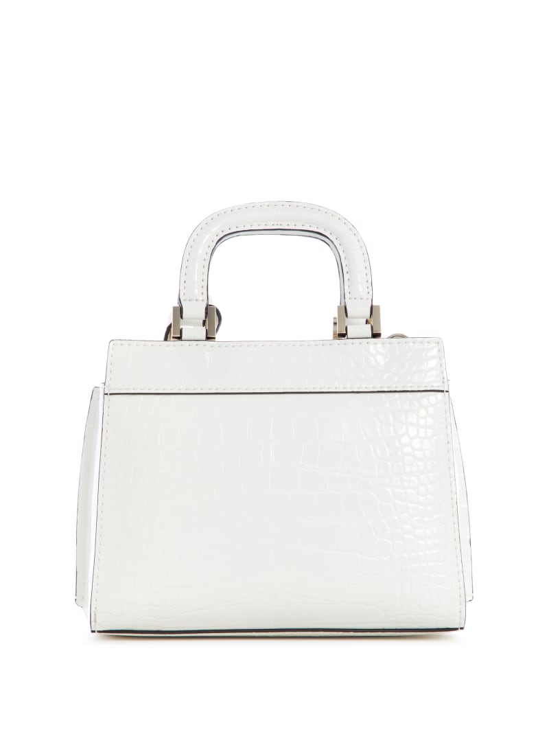 White Women's Guess Katey Satchel Bags | 3210765-KB