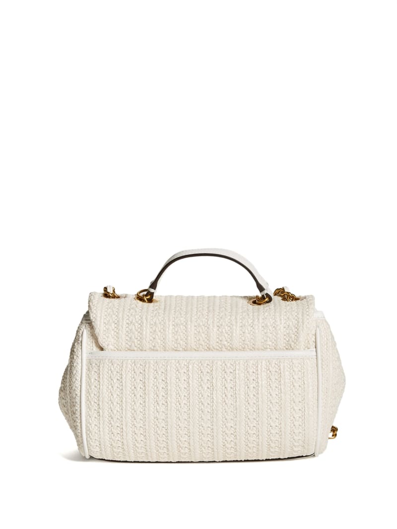 White Women's Guess Kimi Small Convertible Crossbody Bags | 2807319-HU