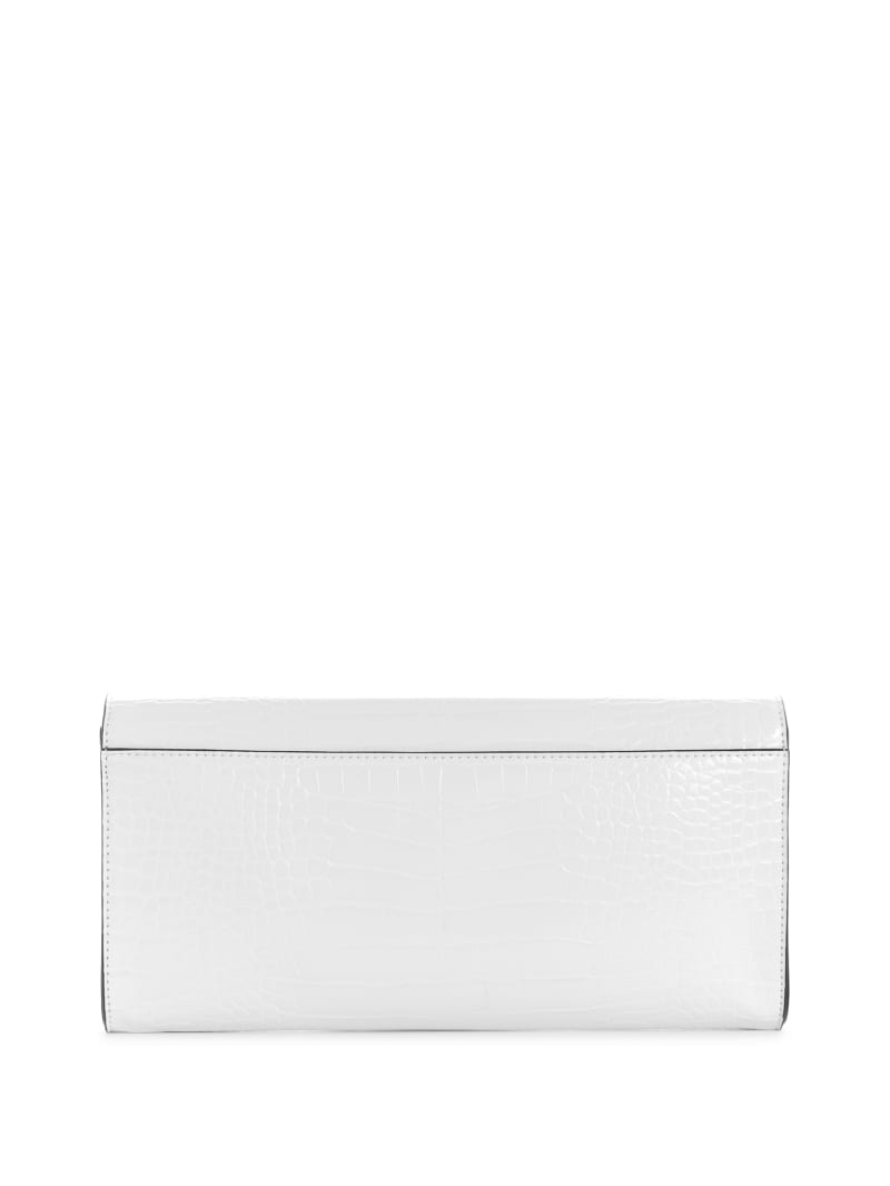 White Women's Guess Kyla Clutch Crossbody Bags | 3479162-LP