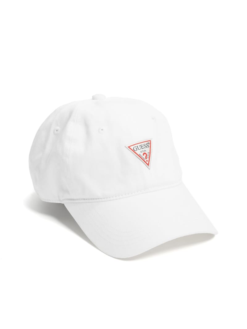 White Women\'s Guess Logo Baseball Hats | 1298764-KE