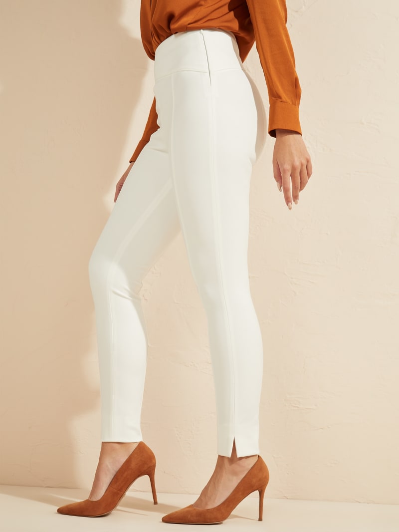 White Women's Guess Moxie High-Rise Skinny Pants | 4916350-FA