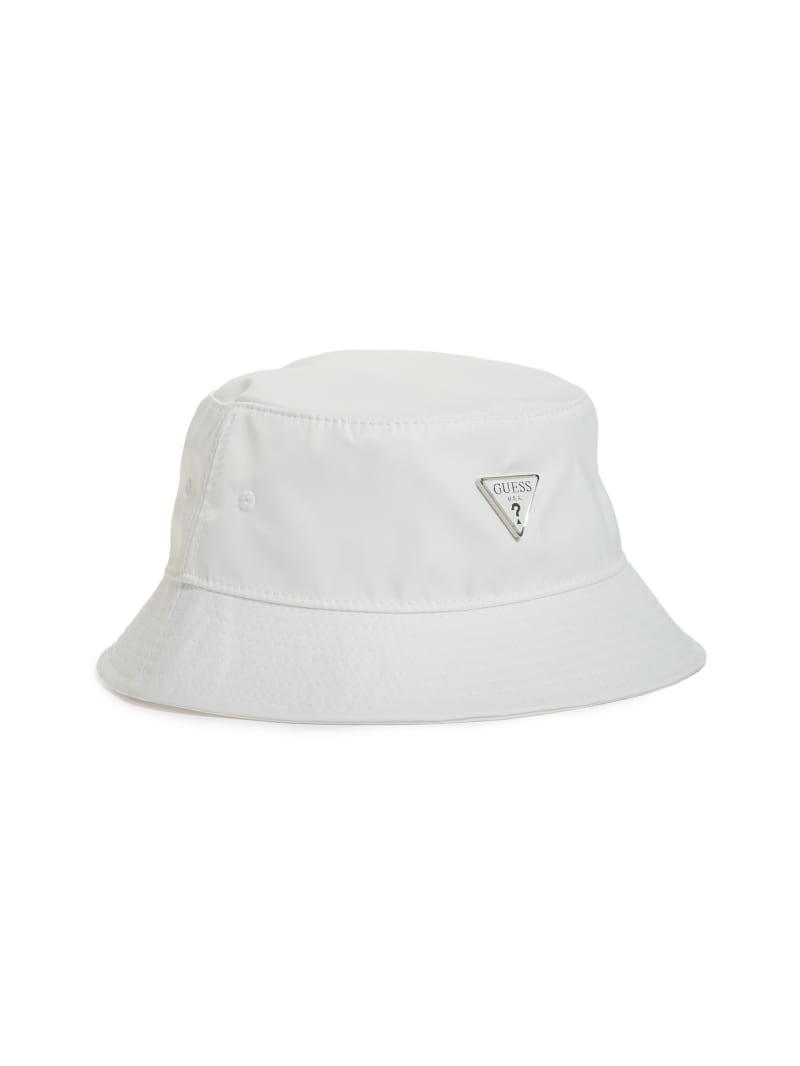 White Women's Guess Nylon Bucket Hats | 6518724-CZ