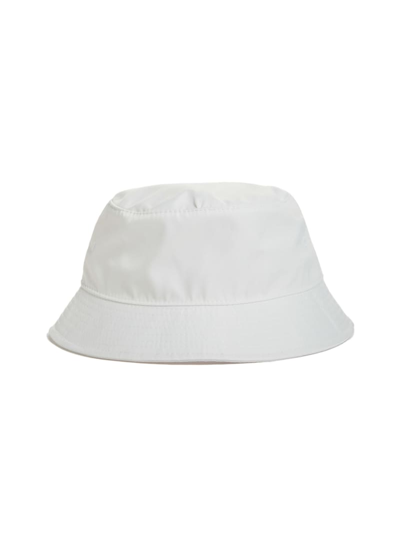 White Women's Guess Nylon Bucket Hats | 6518724-CZ