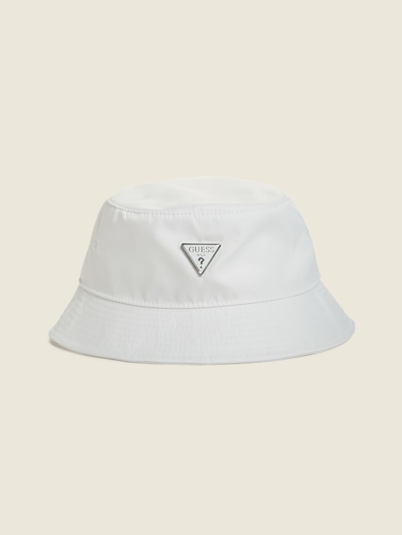 White Women\'s Guess Nylon Bucket Hats | 6518724-CZ