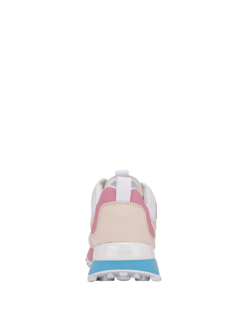 White Women's Guess Selvie Sneakers | 6589140-GE