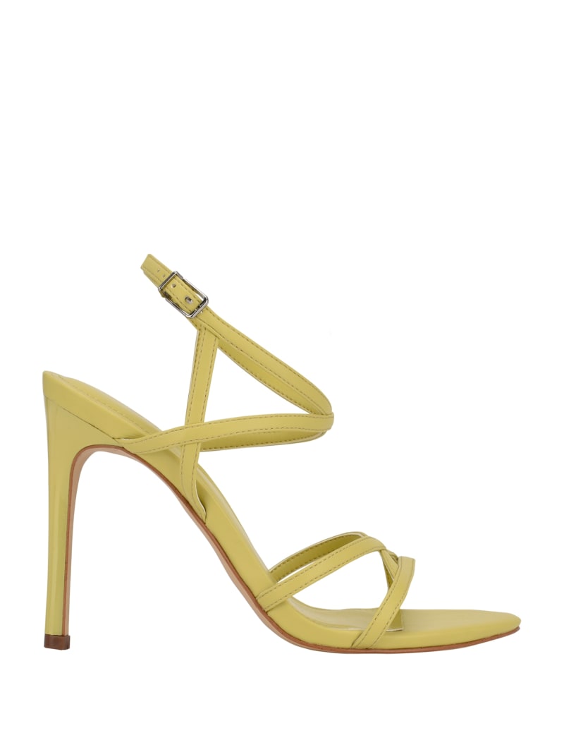 Yellow Women's Guess Fumi Strappy Heels | 8537120-XK