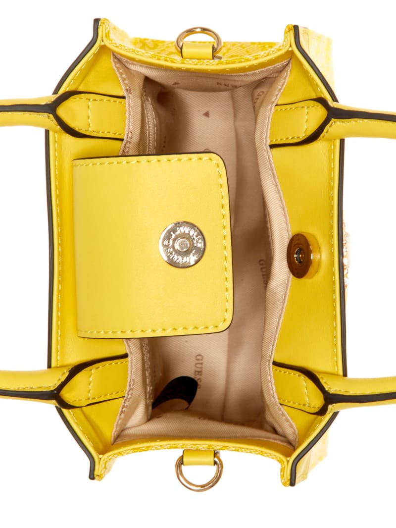 Yellow Women's Guess Kasinta Mini Bag | 1597420-UC