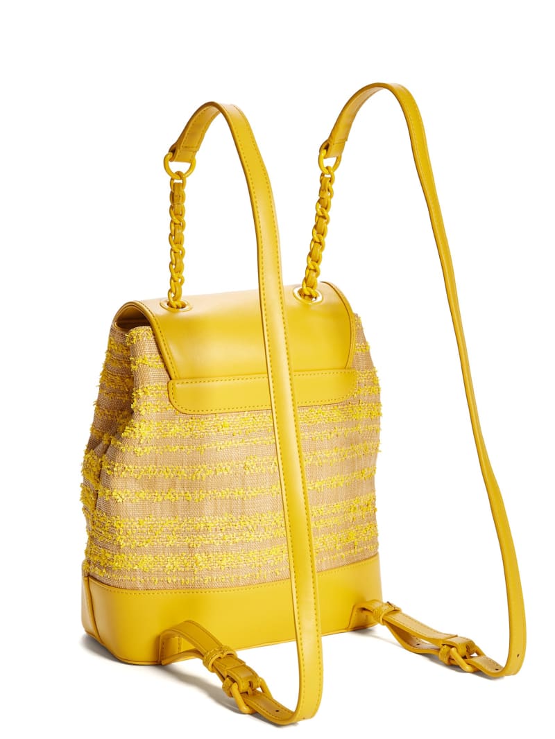 Yellow Women's Guess Kimi Backpacks | 3945718-EM