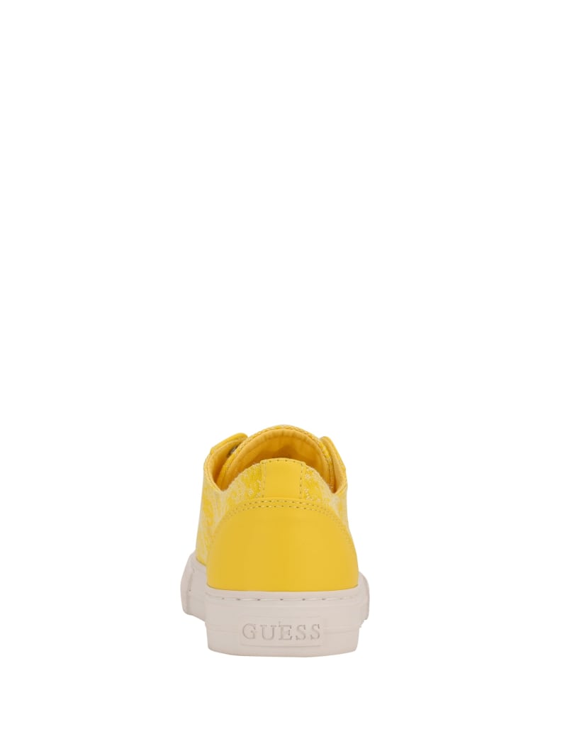 Yellow Women's Guess Passit Logo Low-Top Sneakers | 3910526-DL