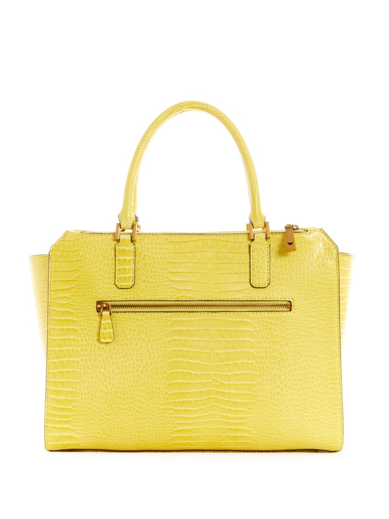 Yellow Women's Guess Raffie Carryall Tote Bags | 5426789-ID